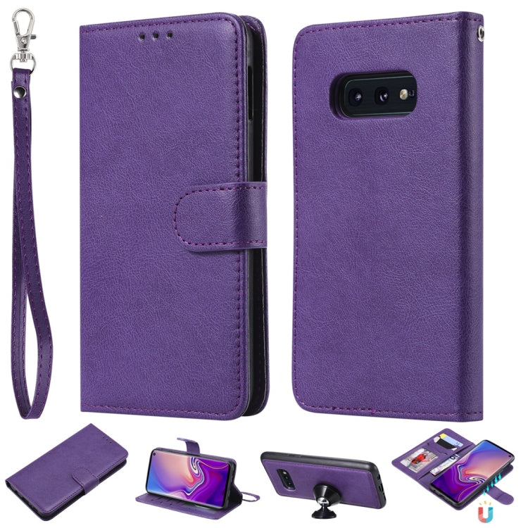 Solid Color Horizontal Flip Protective Case with Holder & Card Slots & Wallet & Photo Frame & Lanyard, For Galaxy Note 10+, For Galaxy Note 10, For Galaxy S8, For Galaxy S8+, For Galaxy S9, For Galaxy S9+, For Galaxy S10 5G, For Galaxy S10+������������...