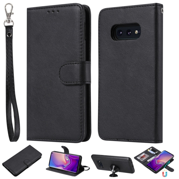 Solid Color Horizontal Flip Protective Case with Holder & Card Slots & Wallet & Photo Frame & Lanyard, For Galaxy Note 10+, For Galaxy Note 10, For Galaxy S8, For Galaxy S8+, For Galaxy S9, For Galaxy S9+, For Galaxy S10 5G, For Galaxy S10+������������...