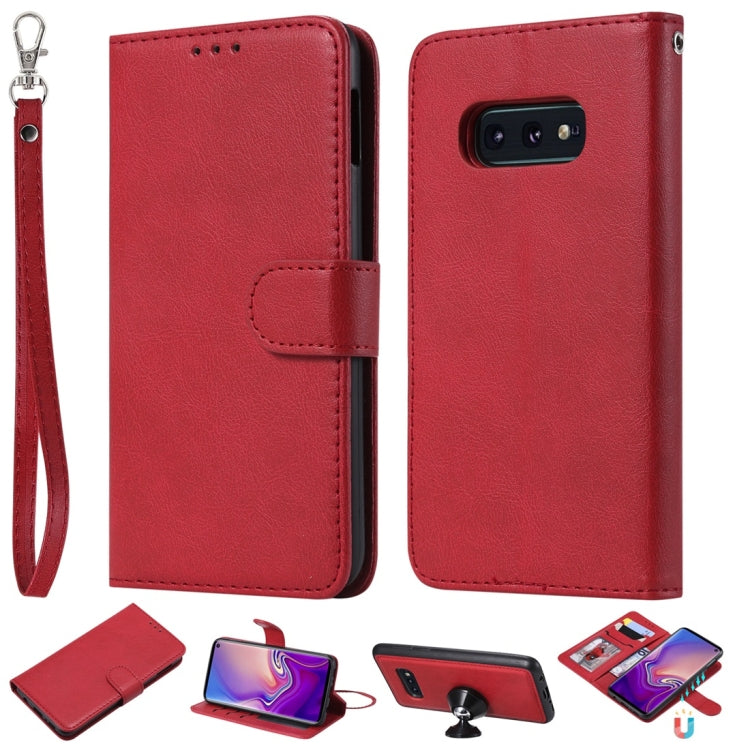 Solid Color Horizontal Flip Protective Case with Holder & Card Slots & Wallet & Photo Frame & Lanyard, For Galaxy Note 10+, For Galaxy Note 10, For Galaxy S8, For Galaxy S8+, For Galaxy S9, For Galaxy S9+, For Galaxy S10 5G, For Galaxy S10+������������...