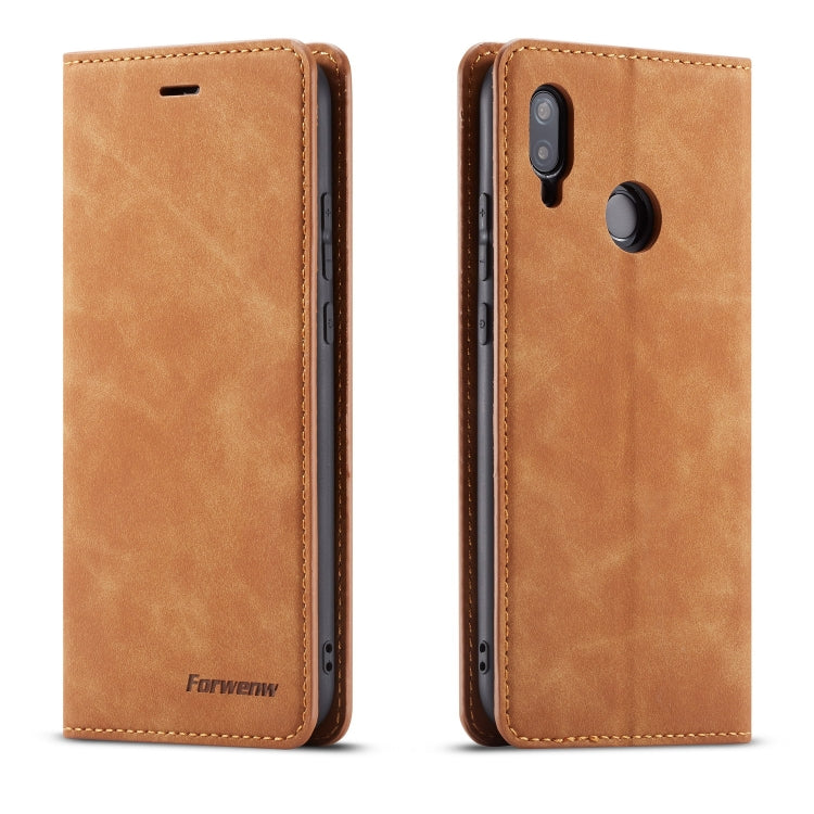 Forwenw Dream Series Oil Edge Strong Magnetism Horizontal Flip Leather Case with Holder & Card Slots & Wallet & Photo Frame, For Huawei P Smart+ (2019), For Huawei P20, For Huawei P20 Pro, For Huawei P20 Lite, For Huawei P30, For Huawei P30 Lite�������...