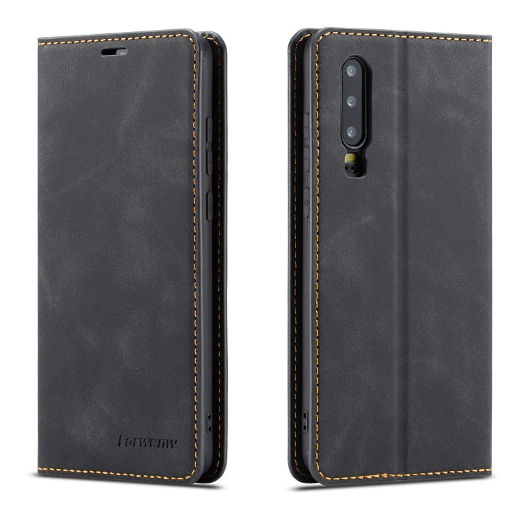 Forwenw Dream Series Oil Edge Strong Magnetism Horizontal Flip Leather Case with Holder & Card Slots & Wallet & Photo Frame, For Huawei P Smart+ (2019), For Huawei P20, For Huawei P20 Pro, For Huawei P20 Lite, For Huawei P30, For Huawei P30 Lite�������...