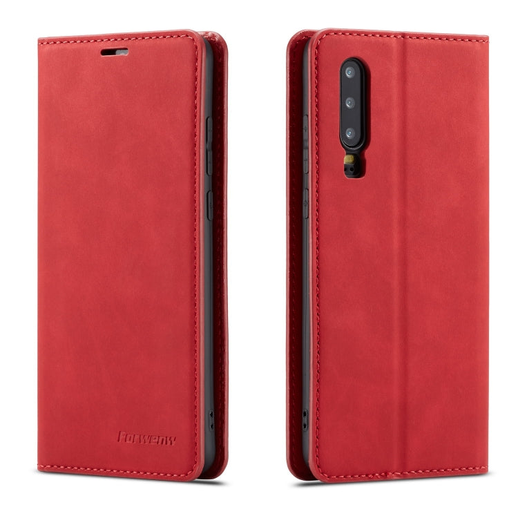 Forwenw Dream Series Oil Edge Strong Magnetism Horizontal Flip Leather Case with Holder & Card Slots & Wallet & Photo Frame, For Huawei P Smart+ (2019), For Huawei P20, For Huawei P20 Pro, For Huawei P20 Lite, For Huawei P30, For Huawei P30 Lite�������...