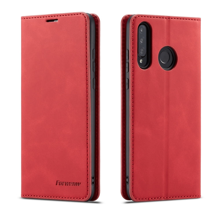 Forwenw Dream Series Oil Edge Strong Magnetism Horizontal Flip Leather Case with Holder & Card Slots & Wallet & Photo Frame, For Huawei P Smart+ (2019), For Huawei P20, For Huawei P20 Pro, For Huawei P20 Lite, For Huawei P30, For Huawei P30 Lite�������...