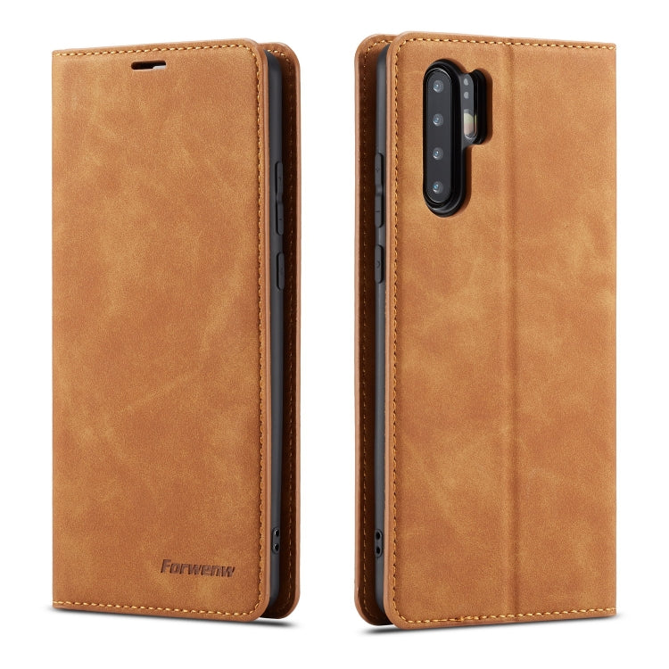Forwenw Dream Series Oil Edge Strong Magnetism Horizontal Flip Leather Case with Holder & Card Slots & Wallet & Photo Frame, For Huawei P Smart+ (2019), For Huawei P20, For Huawei P20 Pro, For Huawei P20 Lite, For Huawei P30, For Huawei P30 Lite�������...