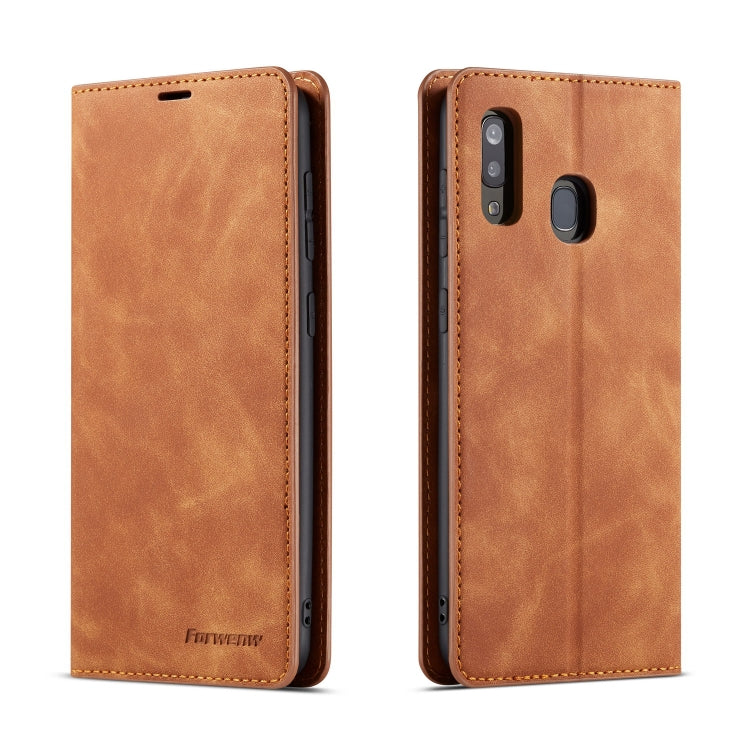 Forwenw Dream Series Oil Edge Strong Magnetism Horizontal Flip Leather Case with Holder & Card Slots & Wallet & Photo Frame, For Huawei P Smart+ (2019), For Huawei P20, For Huawei P20 Pro, For Huawei P20 Lite, For Huawei P30, For Huawei P30 Lite�������...