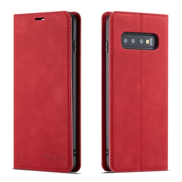 Forwenw Dream Series Oil Edge Strong Magnetism Horizontal Flip Leather Case with Holder & Card Slots & Wallet & Photo Frame, For Galaxy S10+, For Galaxy S10e, For iPhone 6s / 6, For iPhone 6s Plus / 6 Plus, For iPhone SE 2022 / SE 2020 / 8 / 7���������...