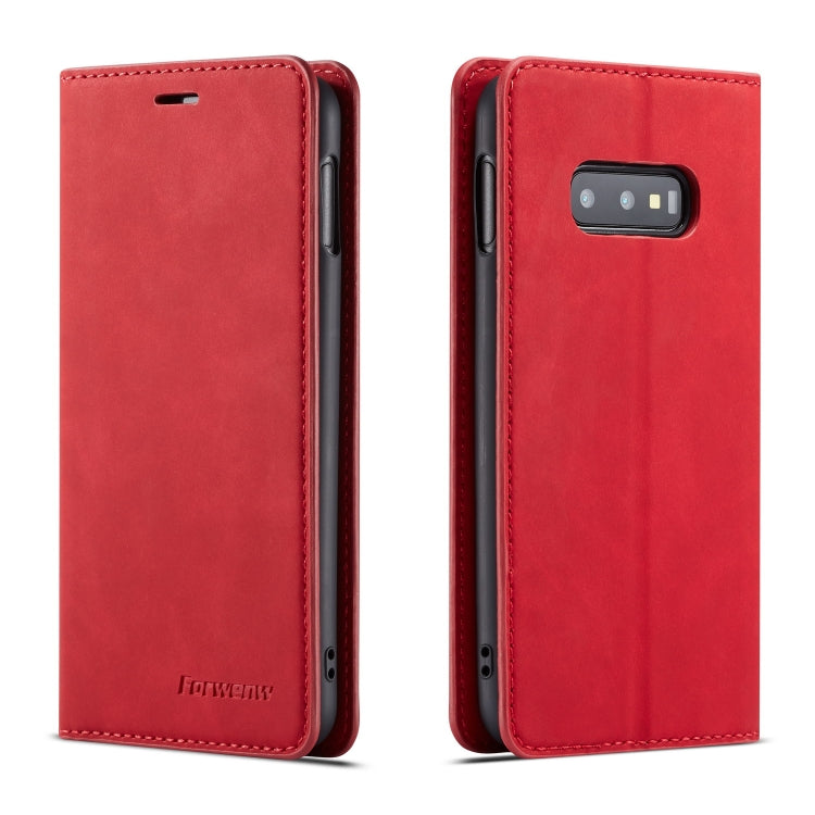 Forwenw Dream Series Oil Edge Strong Magnetism Horizontal Flip Leather Case with Holder & Card Slots & Wallet & Photo Frame, For Galaxy S10+, For Galaxy S10e, For iPhone 6s / 6, For iPhone 6s Plus / 6 Plus, For iPhone SE 2022 / SE 2020 / 8 / 7���������...