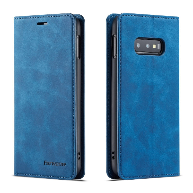 Forwenw Dream Series Oil Edge Strong Magnetism Horizontal Flip Leather Case with Holder & Card Slots & Wallet & Photo Frame, For Galaxy S10+, For Galaxy S10e, For iPhone 6s / 6, For iPhone 6s Plus / 6 Plus, For iPhone SE 2022 / SE 2020 / 8 / 7���������...