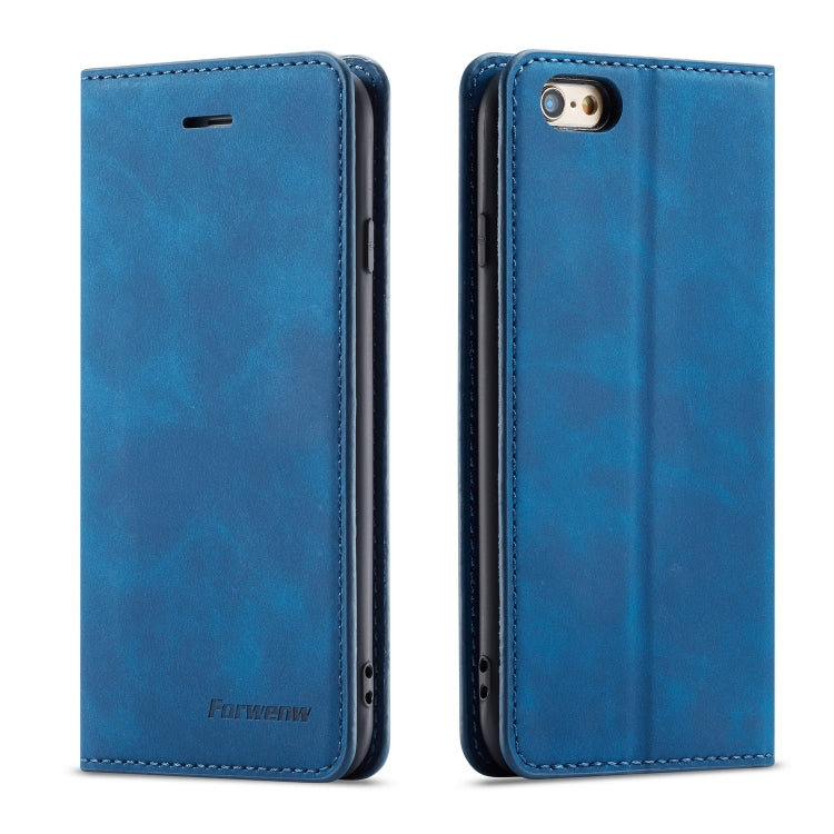 Forwenw Dream Series Oil Edge Strong Magnetism Horizontal Flip Leather Case with Holder & Card Slots & Wallet & Photo Frame, For Galaxy S10+, For Galaxy S10e, For iPhone 6s / 6, For iPhone 6s Plus / 6 Plus, For iPhone SE 2022 / SE 2020 / 8 / 7���������...