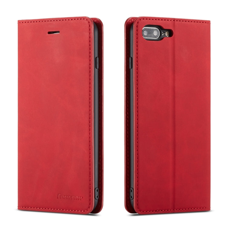 Forwenw Dream Series Oil Edge Strong Magnetism Horizontal Flip Leather Case with Holder & Card Slots & Wallet & Photo Frame, For Galaxy S10+, For Galaxy S10e, For iPhone 6s / 6, For iPhone 6s Plus / 6 Plus, For iPhone SE 2022 / SE 2020 / 8 / 7���������...