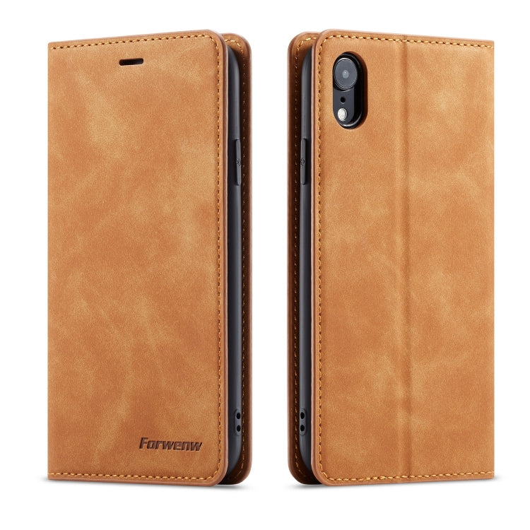 Forwenw Dream Series Oil Edge Strong Magnetism Horizontal Flip Leather Case with Holder & Card Slots & Wallet & Photo Frame, For Galaxy S10+, For Galaxy S10e, For iPhone 6s / 6, For iPhone 6s Plus / 6 Plus, For iPhone SE 2022 / SE 2020 / 8 / 7���������...