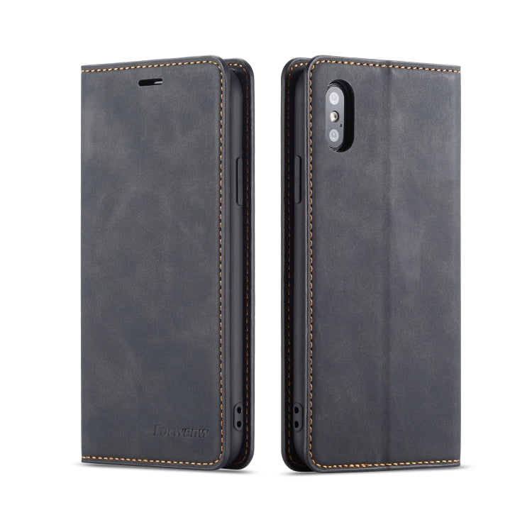 Forwenw Dream Series Oil Edge Strong Magnetism Horizontal Flip Leather Case with Holder & Card Slots & Wallet & Photo Frame, For Galaxy S10+, For Galaxy S10e, For iPhone 6s / 6, For iPhone 6s Plus / 6 Plus, For iPhone SE 2022 / SE 2020 / 8 / 7���������...