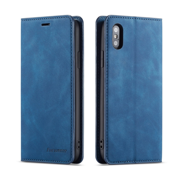 Forwenw Dream Series Oil Edge Strong Magnetism Horizontal Flip Leather Case with Holder & Card Slots & Wallet & Photo Frame, For Galaxy S10+, For Galaxy S10e, For iPhone 6s / 6, For iPhone 6s Plus / 6 Plus, For iPhone SE 2022 / SE 2020 / 8 / 7���������...