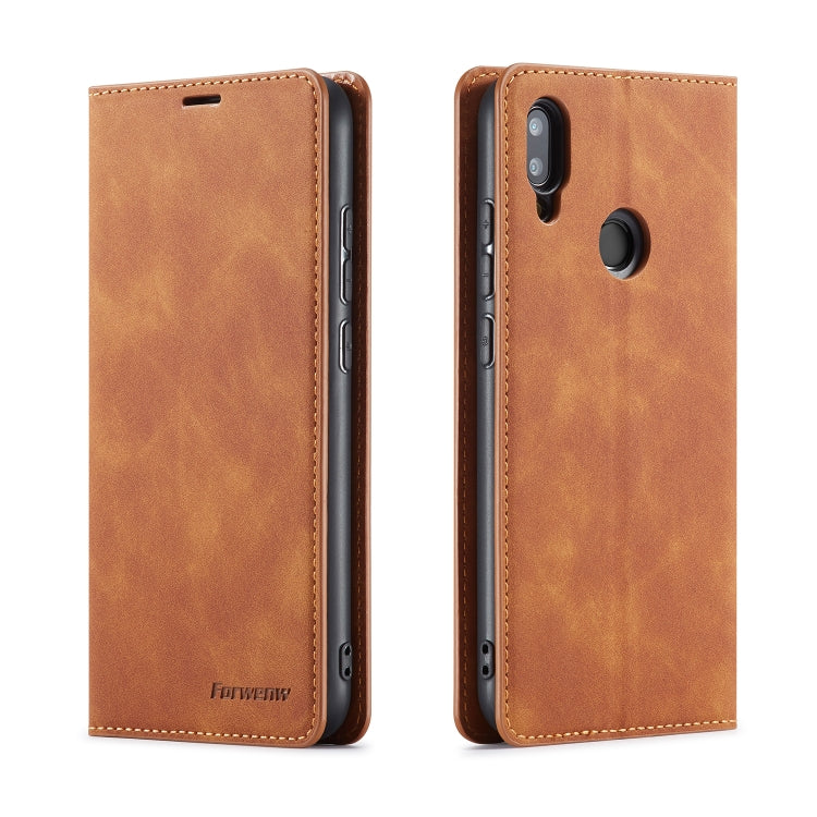 Forwenw Dream Series Oil Edge Strong Magnetism Horizontal Flip Leather Case with Holder & Card Slots & Wallet & Photo Frame, For Galaxy S10+, For Galaxy S10e, For iPhone 6s / 6, For iPhone 6s Plus / 6 Plus, For iPhone SE 2022 / SE 2020 / 8 / 7���������...