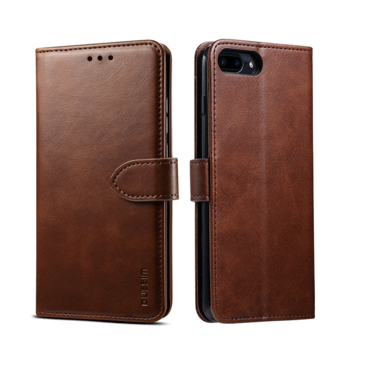 GUSSIM Magnetic Horizontal Flip Leather Case with Holder & Card Slots & & Wallet, For iPhone 6, For iPhone 6 Plus, For iPhone 8 Plus / 7 Plus, For iPhone 8  / 7, For iPhone XS Max, For iPhone X / XS, For iPhone XR, For iPhone 11, For iPhone 11 Pro�����...