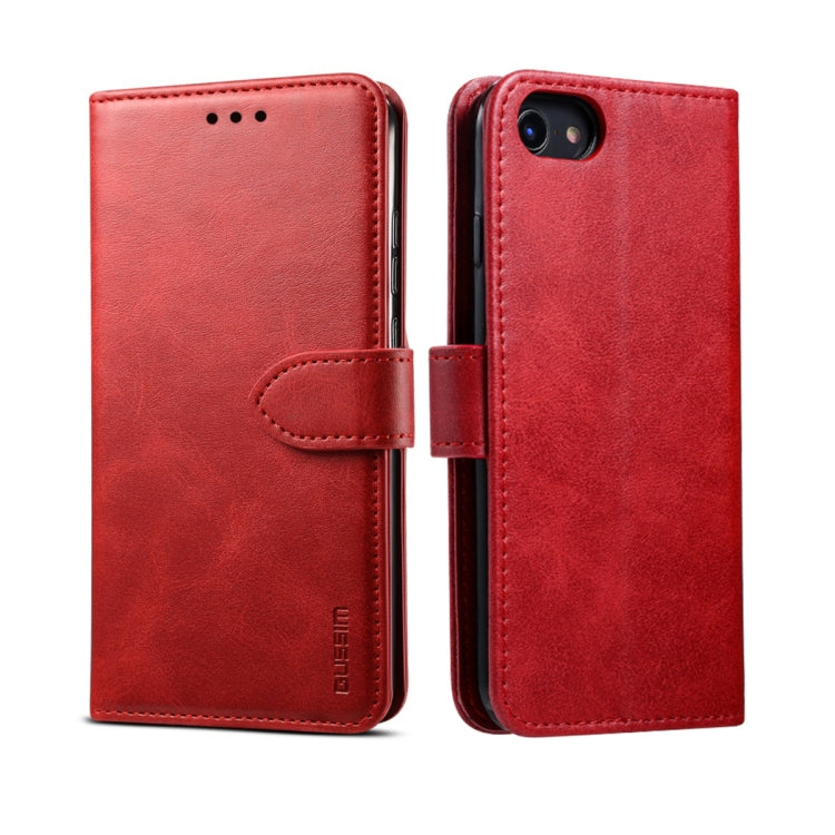 GUSSIM Magnetic Horizontal Flip Leather Case with Holder & Card Slots & & Wallet, For iPhone 6, For iPhone 6 Plus, For iPhone 8 Plus / 7 Plus, For iPhone 8  / 7, For iPhone XS Max, For iPhone X / XS, For iPhone XR, For iPhone 11, For iPhone 11 Pro�����...