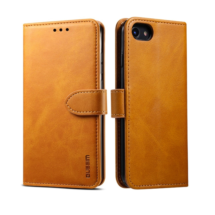 GUSSIM Magnetic Horizontal Flip Leather Case with Holder & Card Slots & & Wallet, For iPhone 6, For iPhone 6 Plus, For iPhone 8 Plus / 7 Plus, For iPhone 8  / 7, For iPhone XS Max, For iPhone X / XS, For iPhone XR, For iPhone 11, For iPhone 11 Pro�����...