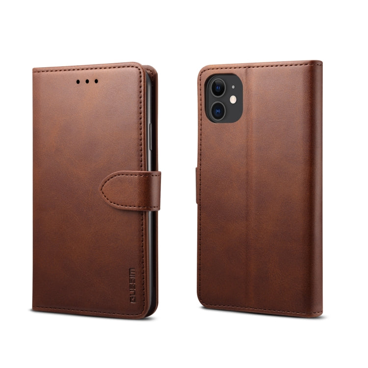 GUSSIM Magnetic Horizontal Flip Leather Case with Holder & Card Slots & & Wallet, For iPhone 6, For iPhone 6 Plus, For iPhone 8 Plus / 7 Plus, For iPhone 8  / 7, For iPhone XS Max, For iPhone X / XS, For iPhone XR, For iPhone 11, For iPhone 11 Pro�����...