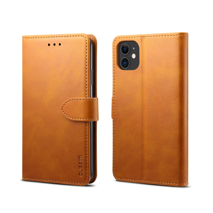 GUSSIM Magnetic Horizontal Flip Leather Case with Holder & Card Slots & & Wallet, For iPhone 6, For iPhone 6 Plus, For iPhone 8 Plus / 7 Plus, For iPhone 8  / 7, For iPhone XS Max, For iPhone X / XS, For iPhone XR, For iPhone 11, For iPhone 11 Pro�����...