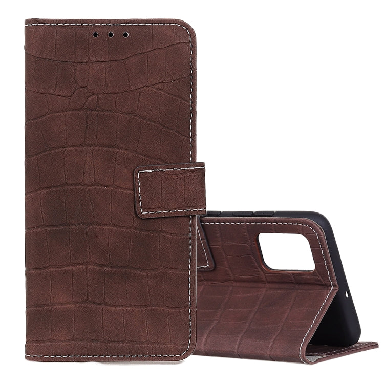 Magnetic Crocodile Texture Horizontal Flip Leather Case with Holder & Card Slots & Wallet, For Galaxy S20