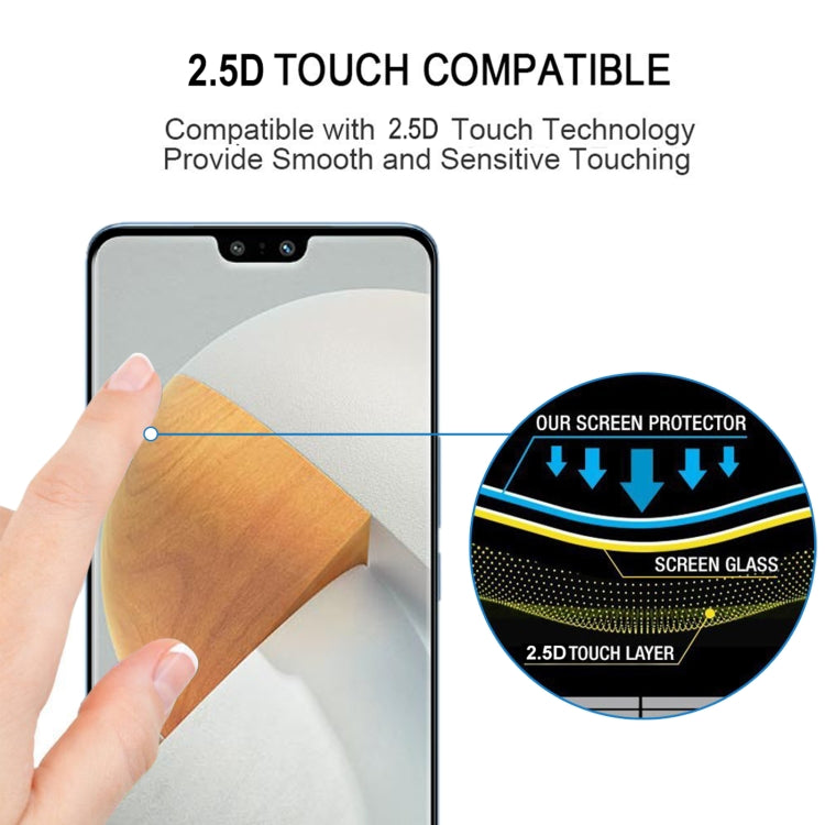 Full Glue Cover Screen Protector Tempered Glass Film, For vivo S12 / V23 5G (1 PC)