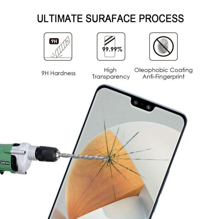 Full Glue Cover Screen Protector Tempered Glass Film, For vivo S12 / V23 5G (1 PC)