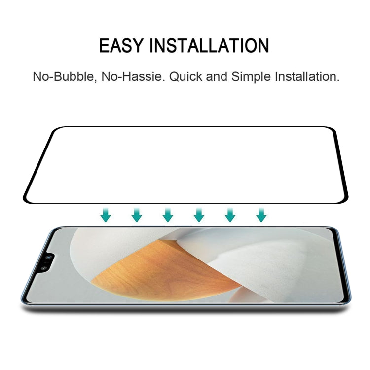 Full Glue Cover Screen Protector Tempered Glass Film, For vivo S12 / V23 5G (1 PC)