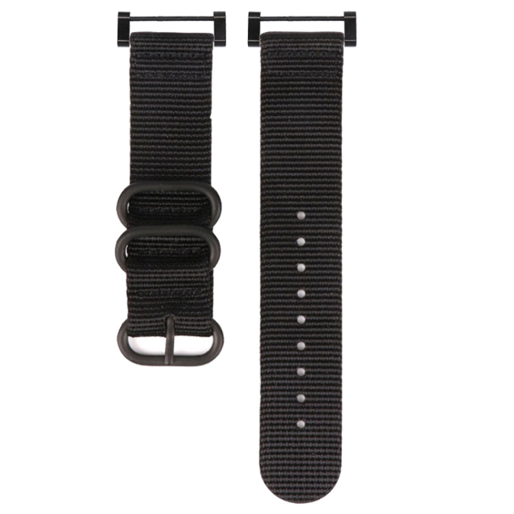 Three-ring Steel Buckle Nylon Watchband