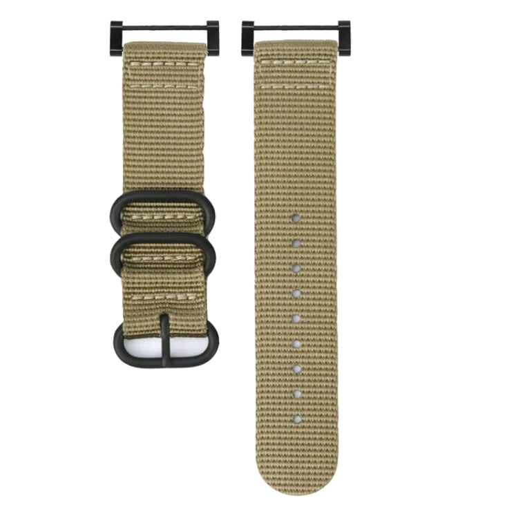 Three-ring Steel Buckle Nylon Watchband