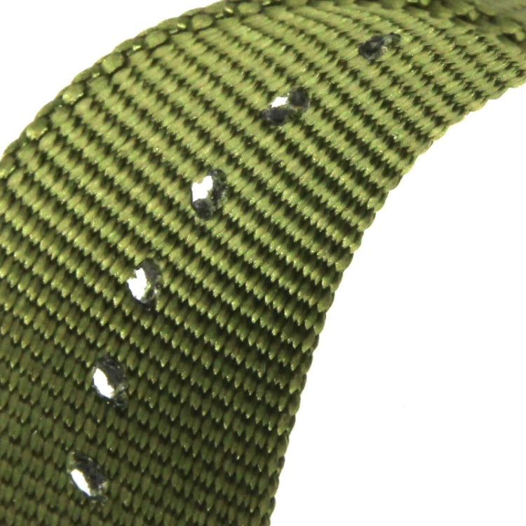 Three-ring Steel Buckle Nylon Watchband