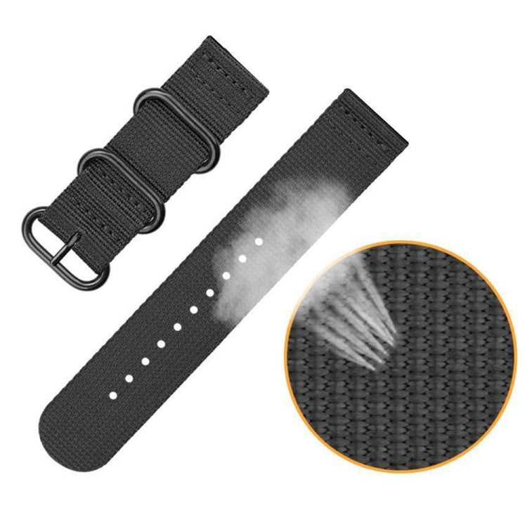 Three-ring Steel Buckle Nylon Watchband