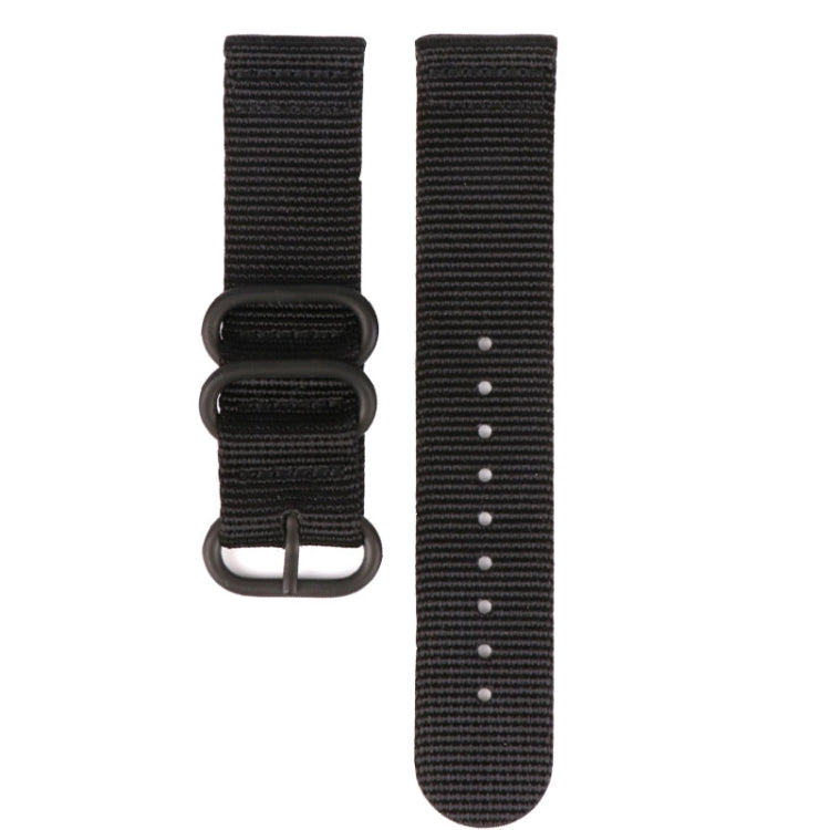 Three-ring Steel Buckle Nylon Watchband