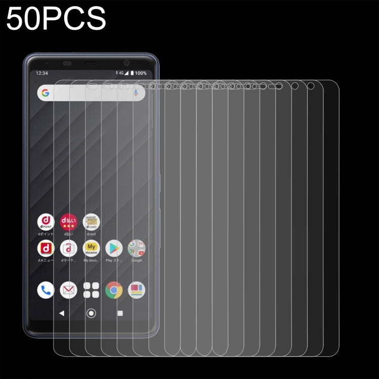 50 PCS 0.26mm 9H 2.5D Tempered Glass Film For Fujitsu Arrows 5G F-51A, For Kyocera DuraForce Ultra 5G (50 PCS), For Motorola Moto G Stylus 2022 (50 PCS), For Kyocera Android One S6 (50 PCS), For Fujitsu Arrows WE (50 PCS), For Fujitsu Arrows Be3 (50 PC...