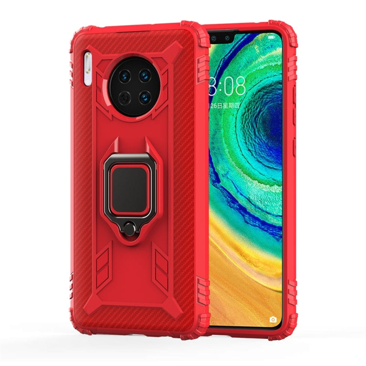 Carbon Fiber Protective Case with 360 Degree Rotating Ring Holder, For Google Pixel 4, For Google Pixel 4 XL, For Huawei Mate 30 Pro, For Huawei Mate 30, For iPhone 11 Pro, For iPhone 11 Pro Max, For iPhone 6 / 7 / 8, For iPhone 6 Plus / 7 Plus / 8 Plu...