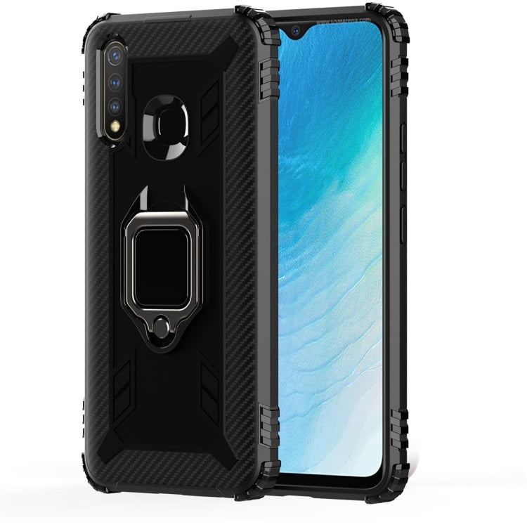 Carbon Fiber Protective Case with 360 Degree Rotating Ring Holder, For Google Pixel 4, For Google Pixel 4 XL, For Huawei Mate 30 Pro, For Huawei Mate 30, For iPhone 11 Pro, For iPhone 11 Pro Max, For iPhone 6 / 7 / 8, For iPhone 6 Plus / 7 Plus / 8 Plu...