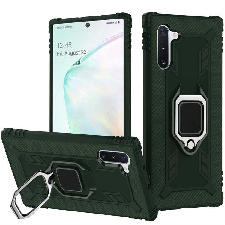 Carbon Fiber Protective Case with 360 Degree Rotating Ring Holder, For Galaxy A90 5G, For Galaxy M30s, For Galaxy S20+, For Galaxy S20, For Galaxy S20 Ultra, For Galaxy Note 10+, For Galaxy Note 10, For Galaxy S10e, For Galaxy S10+, For Galaxy S10