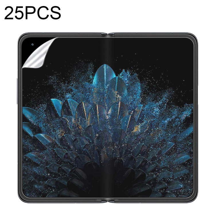 25 PCS Full Screen Protector Explosion-proof Hydrogel Film, For OPPO Find N (Big Screen + Front Rear Film) (25 PCS), For OPPO Find N (Front Film) (25 PCS), For OPPO Find N (Big Screen) (25 PCS), For OPPO Find N (Front Rear Film) (25 PCS)���������������...