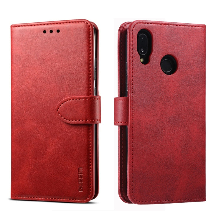 GUSSIM Business Style Horizontal Flip Leather Case with Holder & Card Slots & Wallet, For Huawei P20 Lite, For Huawei P30, For Huawei P30 Pro, For Galaxy A20 / A30 / A40 / A60, For Galaxy A30s / A50 / A50S, For Galaxy A80 / A90, For Huawei P30 Lite����...