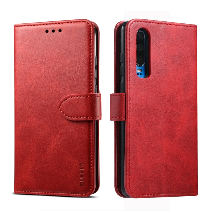 GUSSIM Business Style Horizontal Flip Leather Case with Holder & Card Slots & Wallet, For Huawei P20 Lite, For Huawei P30, For Huawei P30 Pro, For Galaxy A20 / A30 / A40 / A60, For Galaxy A30s / A50 / A50S, For Galaxy A80 / A90, For Huawei P30 Lite����...