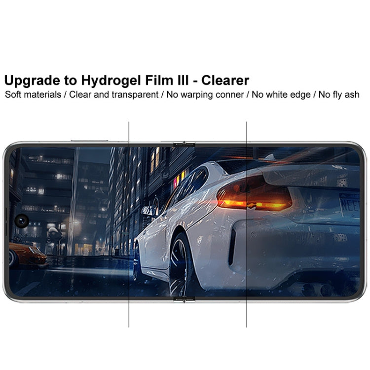 1 Sets imak Curved Full Screen Hydrogel Film (Outer Screen + Back + Inner Screen), For Huawei P50 Pocket