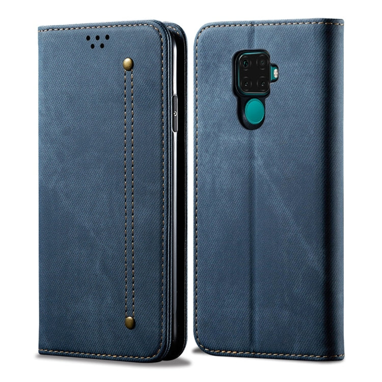 Denim Texture Casual Style Horizontal Flip Leather Case with Holder & Card Slots & Wallet, For OnePlus 7T, For Huawei Mate 30, For Huawei Mate 30 Lite, For Huawei P30 Lite, For Huawei Honor 10i / 20i