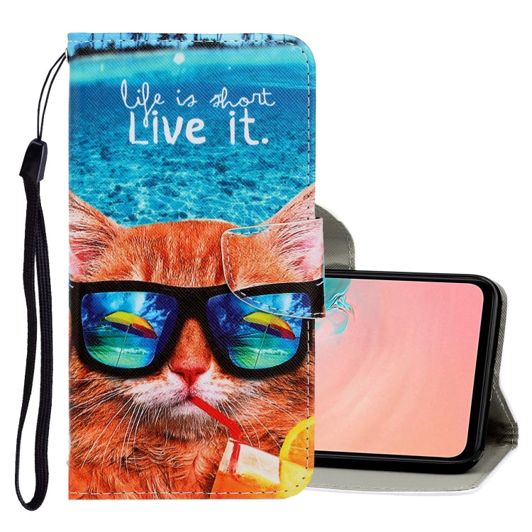 3D Colored Drawing Horizontal Flip PU Leather Case with Holder & Card Slots & Wallet, For Galaxy S20+, For Galaxy S20, For Galaxy A51, For Galaxy S20 Ultra, For Galaxy A71, For Nokia 2.2