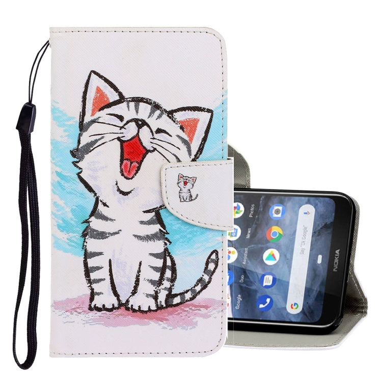 3D Colored Drawing Horizontal Flip PU Leather Case with Holder & Card Slots & Wallet, For Galaxy S20+, For Galaxy S20, For Galaxy A51, For Galaxy S20 Ultra, For Galaxy A71, For Nokia 2.2