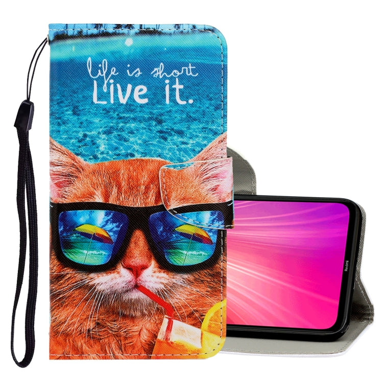 3D Colored Drawing Horizontal Flip PU Leather Case with Holder & Card Slots & Wallet, For Xiaomi Redmi Note 8T, For Huawei Y5 2018, For Huawei Y5 2019, For Huawei Y6 2019, For Huawei Y7 2019, For Huawei Enjoy 7S