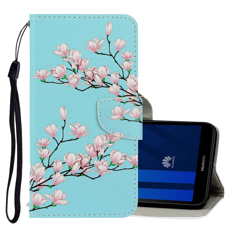 3D Colored Drawing Horizontal Flip PU Leather Case with Holder & Card Slots & Wallet, For Xiaomi Redmi Note 8T, For Huawei Y5 2018, For Huawei Y5 2019, For Huawei Y6 2019, For Huawei Y7 2019, For Huawei Enjoy 7S