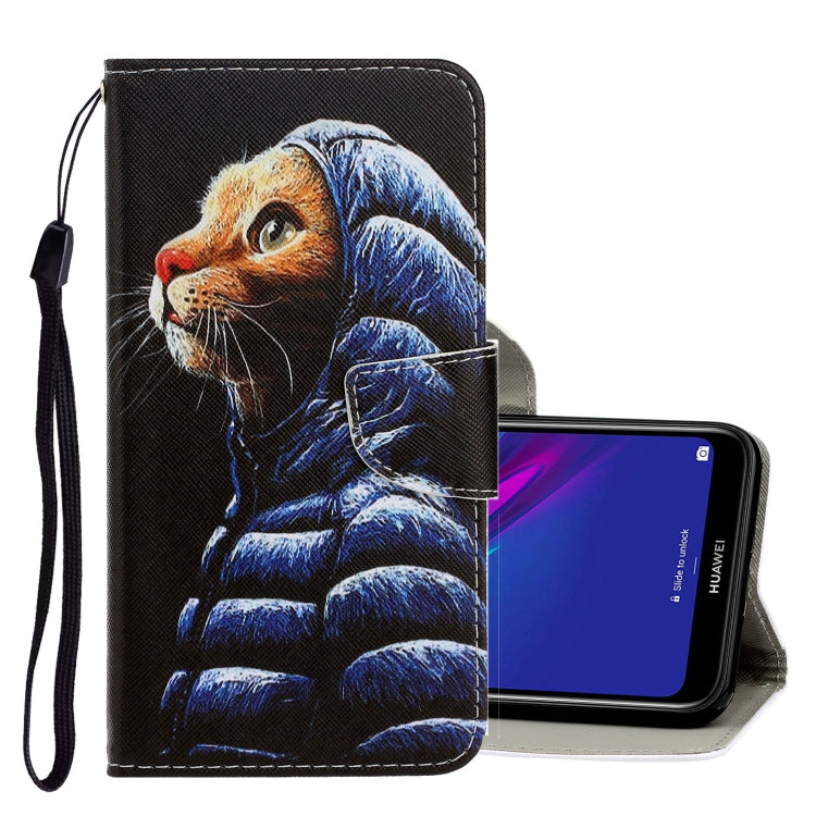 3D Colored Drawing Horizontal Flip PU Leather Case with Holder & Card Slots & Wallet, For Xiaomi Redmi Note 8T, For Huawei Y5 2018, For Huawei Y5 2019, For Huawei Y6 2019, For Huawei Y7 2019, For Huawei Enjoy 7S