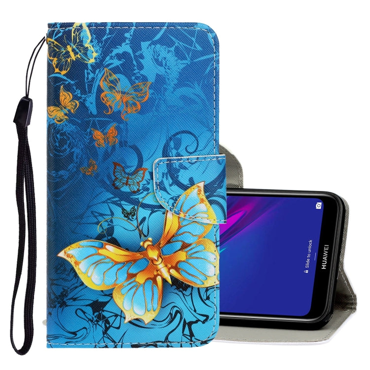 3D Colored Drawing Horizontal Flip PU Leather Case with Holder & Card Slots & Wallet, For Xiaomi Redmi Note 8T, For Huawei Y5 2018, For Huawei Y5 2019, For Huawei Y6 2019, For Huawei Y7 2019, For Huawei Enjoy 7S