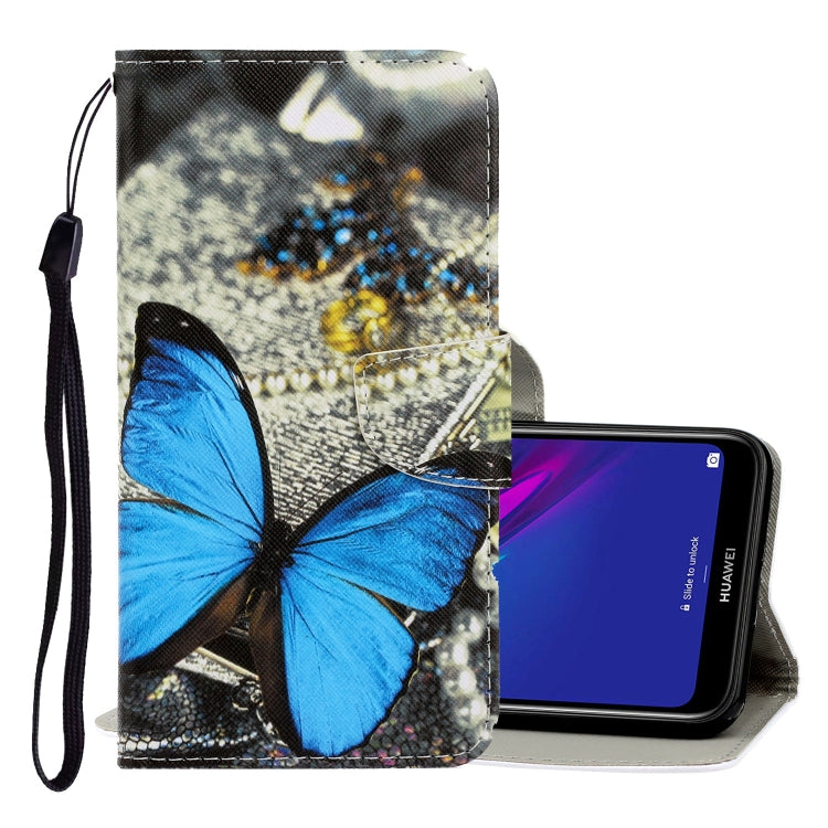 3D Colored Drawing Horizontal Flip PU Leather Case with Holder & Card Slots & Wallet, For Xiaomi Redmi Note 8T, For Huawei Y5 2018, For Huawei Y5 2019, For Huawei Y6 2019, For Huawei Y7 2019, For Huawei Enjoy 7S