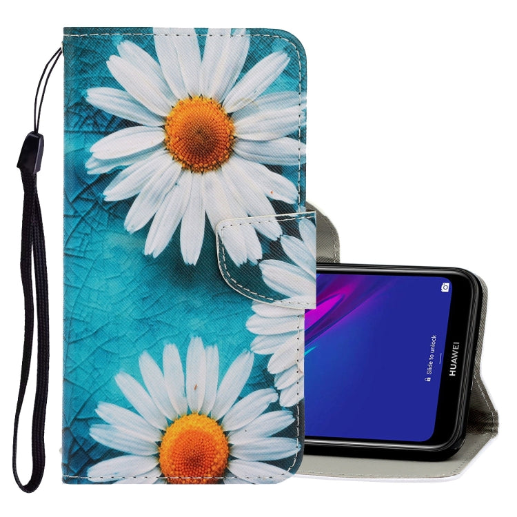 3D Colored Drawing Horizontal Flip PU Leather Case with Holder & Card Slots & Wallet, For Xiaomi Redmi Note 8T, For Huawei Y5 2018, For Huawei Y5 2019, For Huawei Y6 2019, For Huawei Y7 2019, For Huawei Enjoy 7S