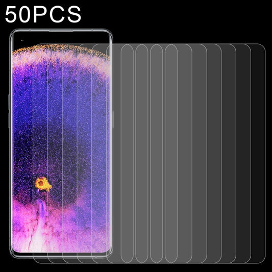 50 PCS 0.26mm 9H 2.5D Tempered Glass Film